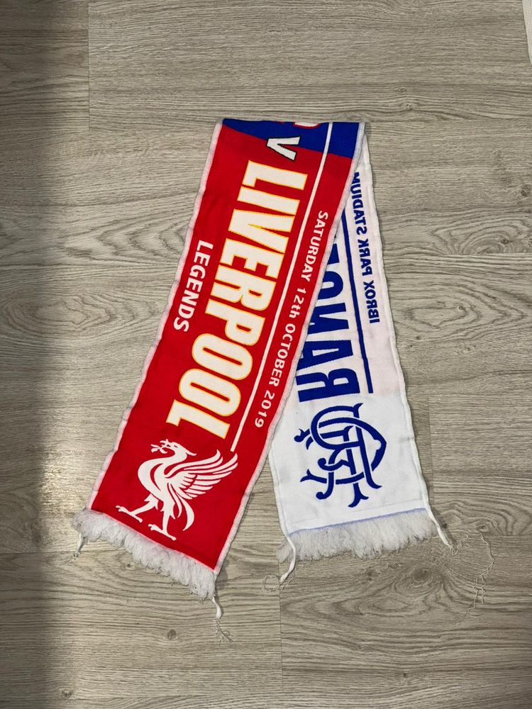 Liverpool Vs Rangers Football Scarf